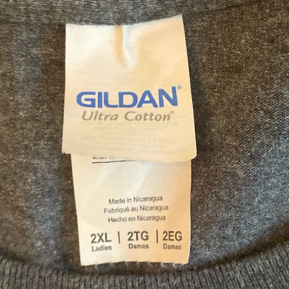 Gildan Gray Hogwarts Wasn't Hiring Graphic Tee